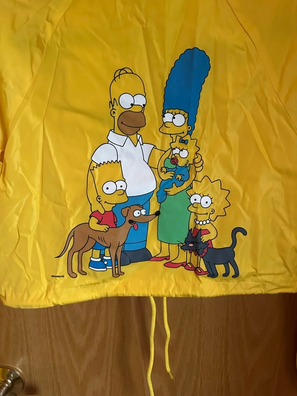 Yellow Cropped Windbreaker Jacket - Picture 5 of 7